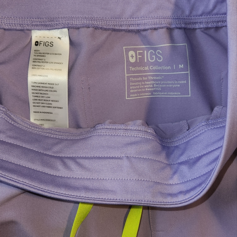 Figs Scrub Pants- Lavender Dew